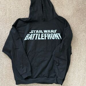 Star Wars Battlefront Black Hoodie XL fits like XXL